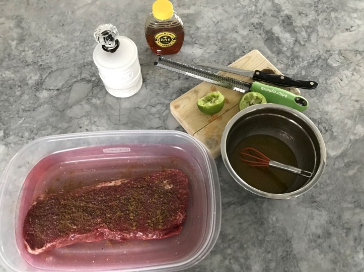 Tequila Lime Marinade for Flatiron Steak